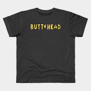 BUTTHEAD Band Shirt Typography Kids T-Shirt